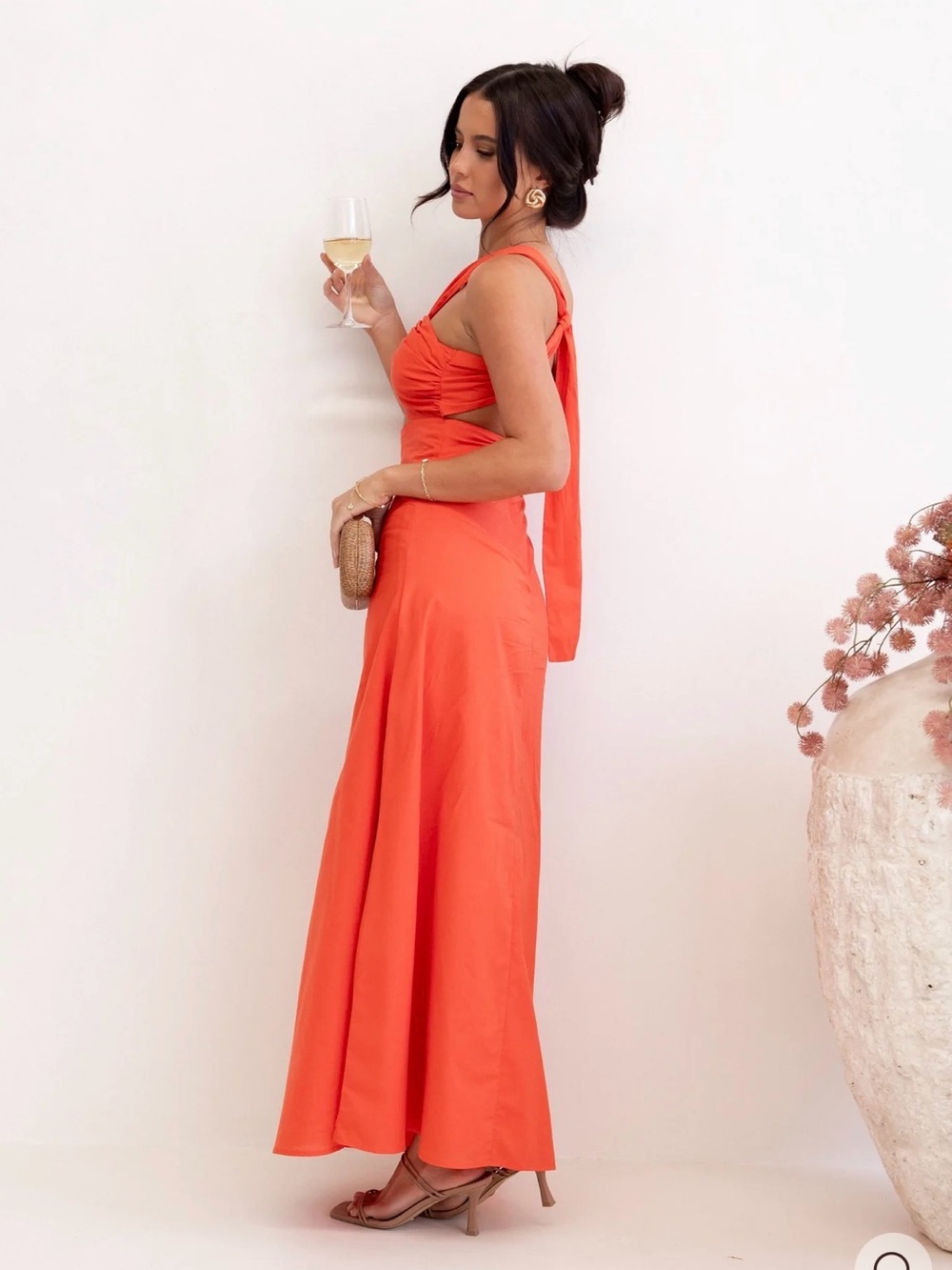 Luna One Shoulder Maxi Dress